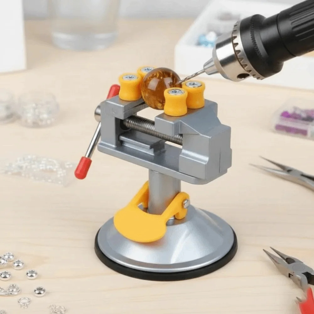Drill Press Bench - Étau de bijouterie rotatif universel pour