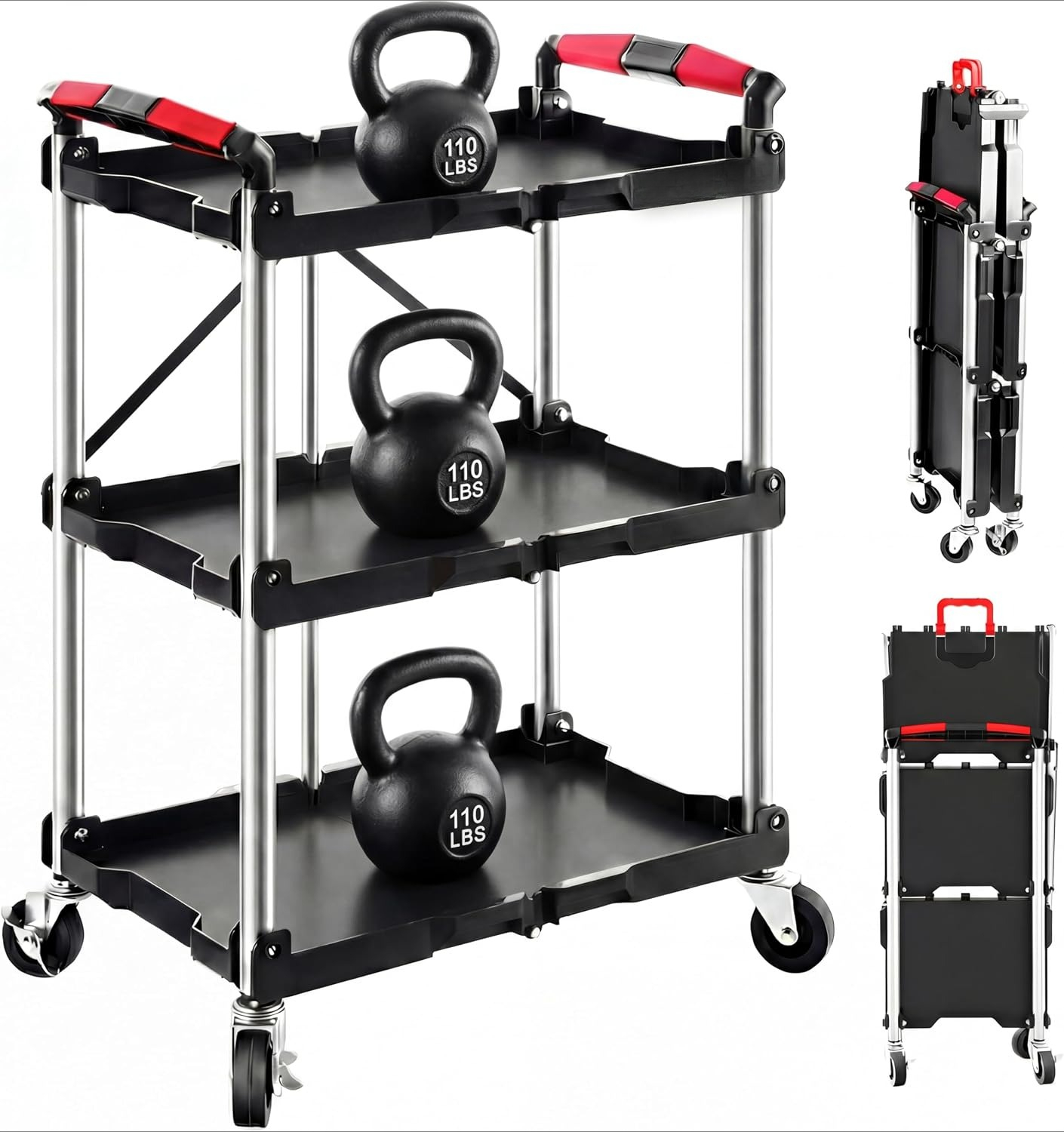 Workshop Tools Trolley - Chariot de service pliable à 3