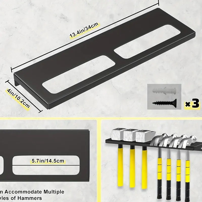 Support mural métallique robus - Workshop Tools Hanger avis et prix